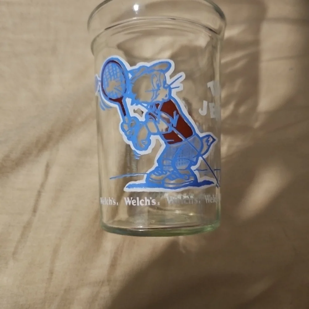 Welch's  1991 Tom &‎ Jerry Jelly Glass Vintage